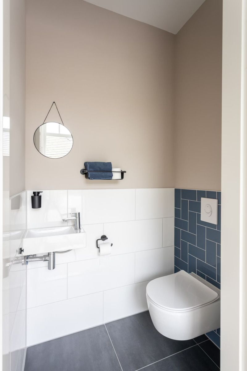 Stilvolles Badezimmer im Ferienhaus ZE1455, Wemeldinge, mit modernen Annehmlichkeiten.