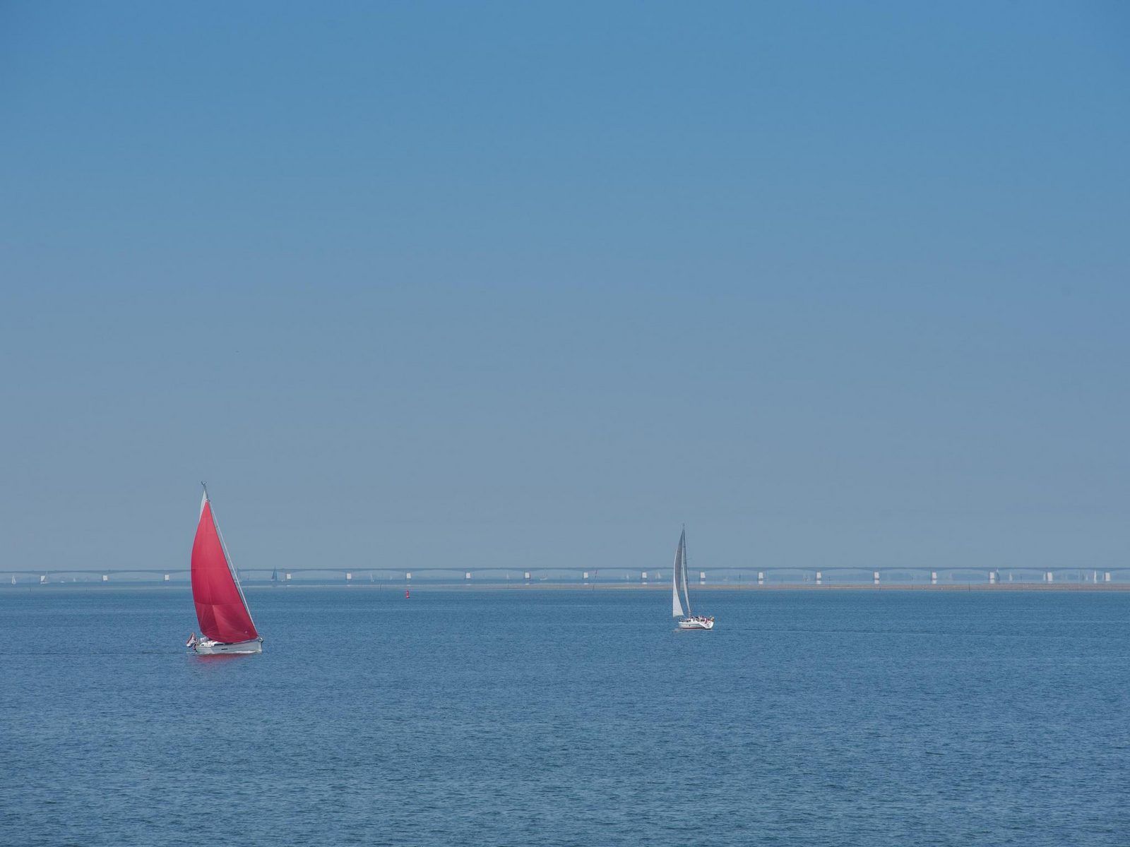 Atemberaubende Aussicht auf die Oosterschelde vom Ferienhaus Waterresort Oosterschelde Haus Nr. 13 in Wemeldinge.