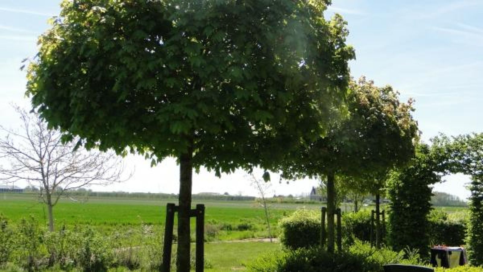 Gemuetliches Schlafzimmer im Ferienhaus ZE524 in Kattendijke, Zuid-Beveland mit grossem Fenster.