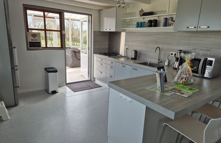 Welcome to the modern kitchen of Cottage in Lewedorp, perfect for a vacation in South Beveland, Zeeland.
