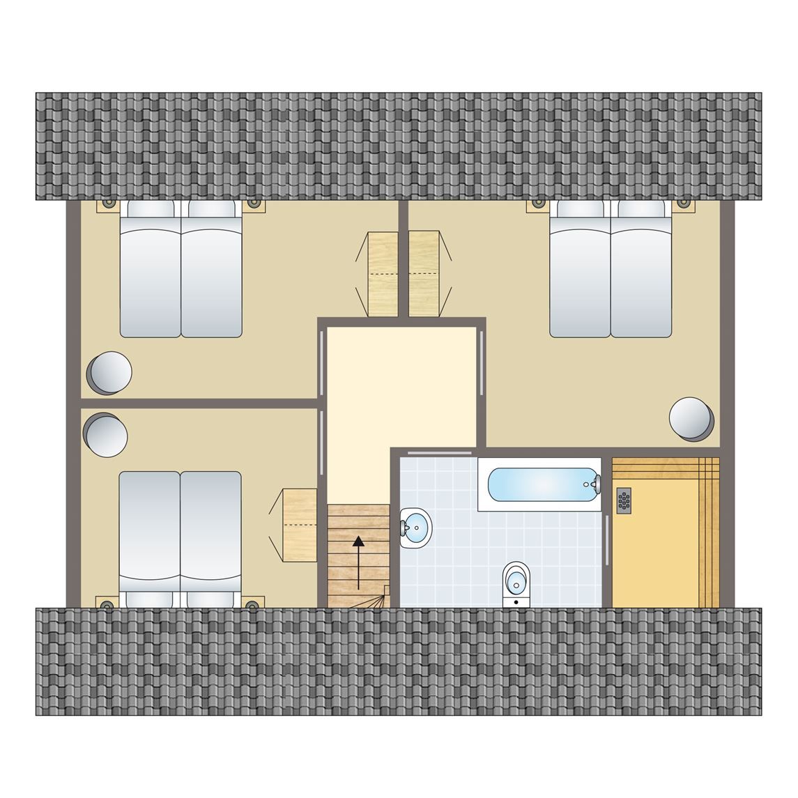 Verblijf 6601195 - Bungalow Goeree-Overflakkee - Strand Resort Ouddorp Duin | 8-persoons villa - Kijkduin | 8