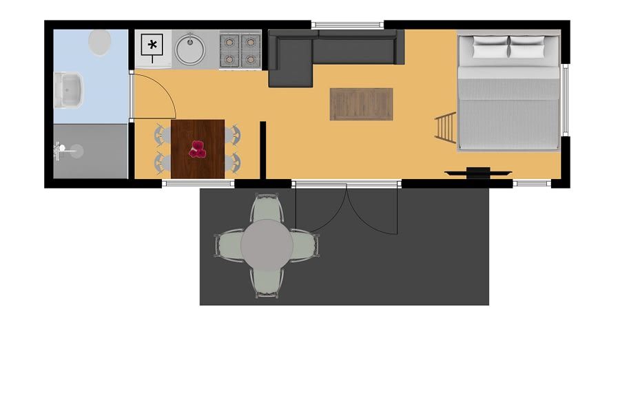 Guest house 660151 - Chalet Goeree-Overflakkee - Kampeerchalet de Albatros Plus