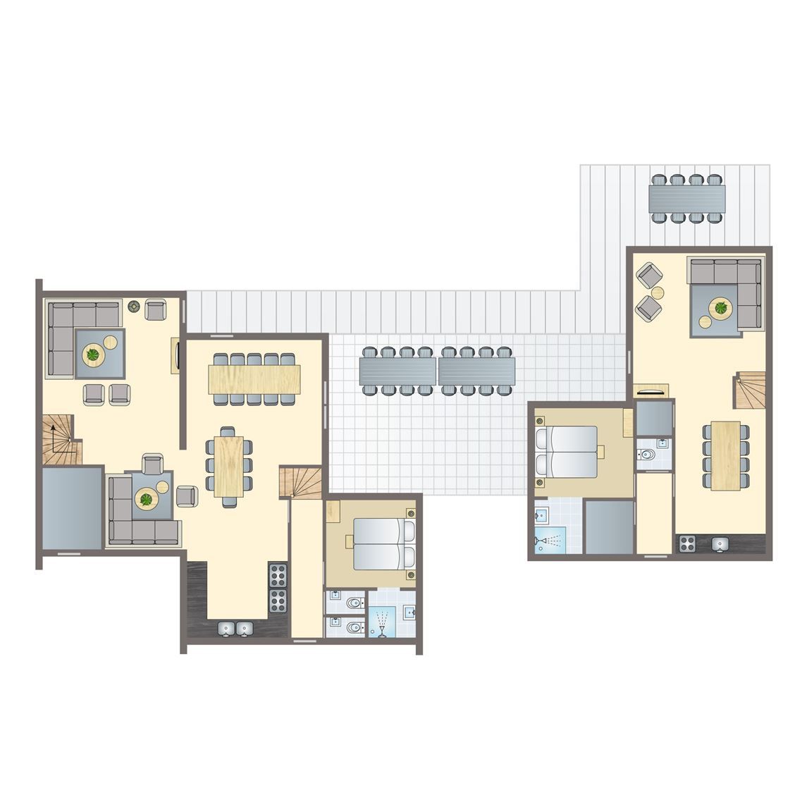 Unterkunft 670877 - Bungalow Groene hart - De Reeuwijkse Plassen | 20-persoons waterwoning - Wijk en Wo