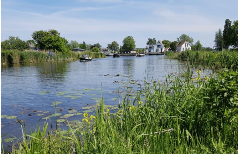 Quiet waterway near Holiday home in Nieuwveen, South Holland.