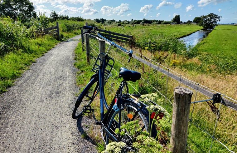 Radweg bei Huisje in Nieuwveen, Ferienhaus in Groene hart, Sued-Holland.
