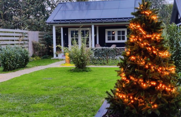 Weihnachtsdekoration im Huisje in Nieuwveen, Ferienunterkunft im Gruenen Herzen, Suedholland.
