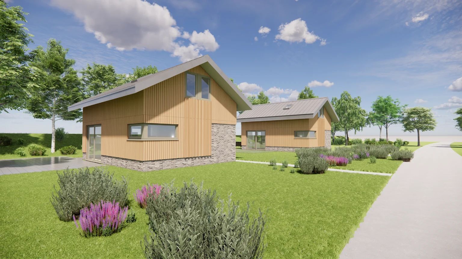 Detached house in Warmond, vacation home in the Green Heart of South Holland with modern architecture and spacious garden surrounded by nature.