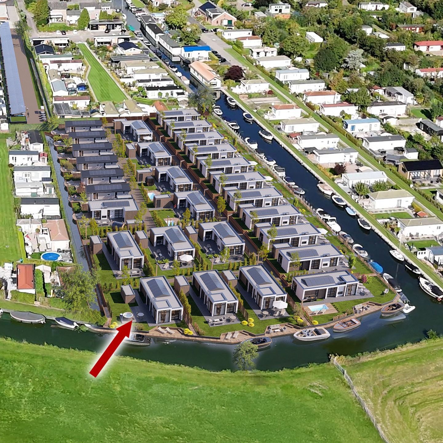 Unterkunft 672738 - Ferienhaus Groene hart - Vrijstaande woning in Warmond