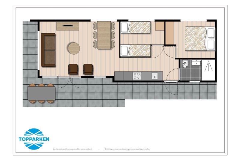 Unterkunft 701727 - Ferienhaus Rotterdam eo - Module 5 personen