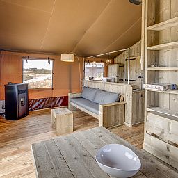 Unterkunft 0101102 - Ferienhaus Texel - Sluftervallei | 6-persoons safaritent | 6ST