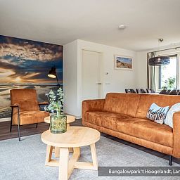 Gezellige zolderkamer in Bungalowpark 't Hoogelandt vakantiehuis, De Koog, Texel met eenpersoonsbedden.