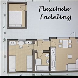 Flexibele indeling van vakantiehuis Gastvrij in Den Burg, Texel. Comfortabel verblijf op de Waddeneilanden.