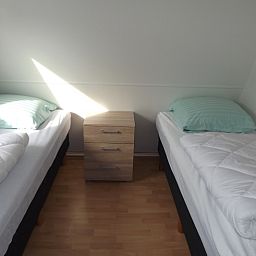 Gemuetliches Doppelzimmer im Ferienhaus Gortersmient 234, De Dennen, Texel.