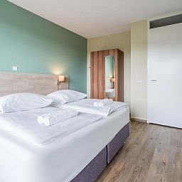 Zonnig balkon van West Terschelling 6-persoons appartement 6CA met uitzicht op de natuur, Terschelling, Waddeneilanden.