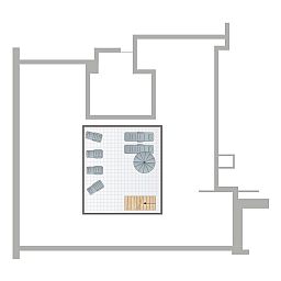 Comfortable sitting area in 6-person penthouse 6LP, West-Terschelling, Terschelling with stylish furnishings and lots of natural light.