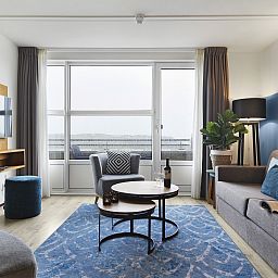 Exterior of Ameland State, 2-4C2 apartment in Nes, Ameland, on the Wadden Islands.