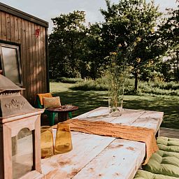 Verblijf 100225 - Vakantiewoning Tjeukemeer - Vakantiehuis Kampari - Tiny house - Praathuis