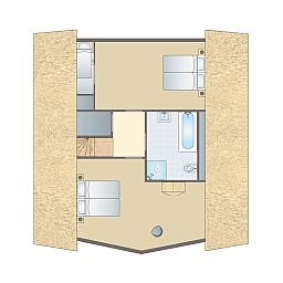 Unterkunft 120247 - Bungalow Sneekermeer - Waterpark Terherne | 6-8-persoons waterwoning - Buitenvaart 