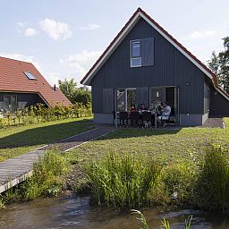 Verblijf 120751 - Vakantiewoning Sneekermeer - 8p. Luxe waterwoning de Zomertaling met sauna