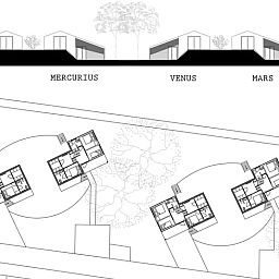 Plattegrond van Vakantiehuisje in Spier, Drenthe, toont de indeling van de vakantiewoning.
