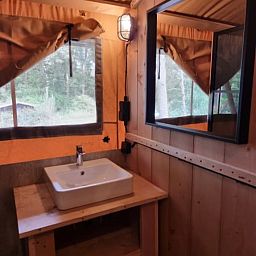 Verblijf 171939 - Tenthuis Midden Drenthe - Luxe Safaritent + sanitair
