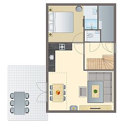 Guest house 172529 - Bungalow Midden Drenthe - 6-persoons woning | 6L