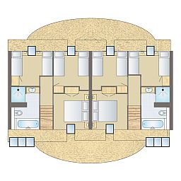 Guest house 1732101 - Bungalow Midden Drenthe - Hof van Saksen | 12-persoons Culinaire boerderij | 12CE