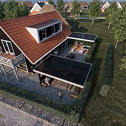 Verblijf 1732109 - Bungalow Midden Drenthe - Hof van Saksen | 10-persoons Wellness Lake view boerderij | 