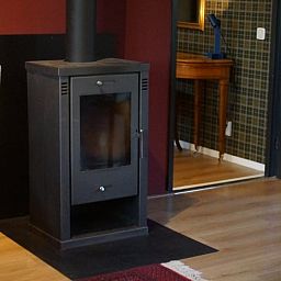 Moderne Kueche in Cottage in Nieuw Balinge, Ferienhaus in der rustikalen Umgebung von Nieuw-Balinge, Midden Drenthe, Drenthe.