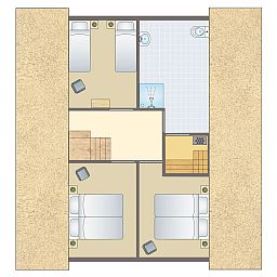 Guest house 1829105 - Bungalow Noord Drenthe - Het Land van Bartje | 8-persoons boerderij | 8L