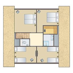 Guest house 182999 - Bungalow Noord Drenthe - Het Land van Bartje | 10-persoons boerderij | 10EL