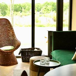 Interior of Holiday Home in Vledder, Southwest Drenthe, overlooking nature.