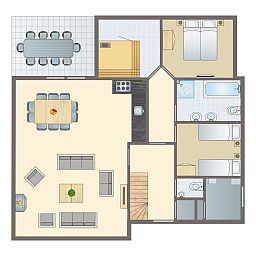 Unterkunft 2101207 - Bungalow Oostelijk Flevoland - Waterparc Veluwemeer | 10-persoons villa - Villa | 10FL2