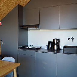 Voll ausgestattete Kueche in Solo Retreat, ein Ferienhaus in Almere, Sued-Flevoland, Flevoland.