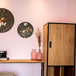 Modern decor in Holiday home in Blesdijke amidst the serene Frisian countryside in Friesland.