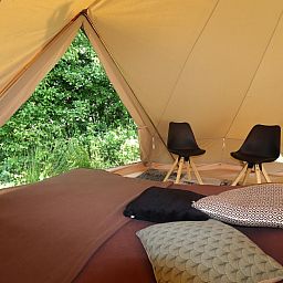 Unterkunft 2615006 - Zelthaus Het Friese platteland - «Twee Glamour tenten "Kreas" en "Smuk" naast elkaar»