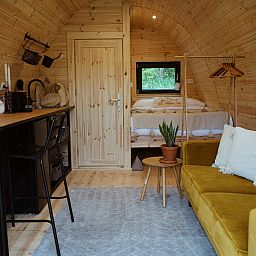 Unterkunft 2617707 - Ferienhaus Het Friese platteland - Glamping Pod met Hottub