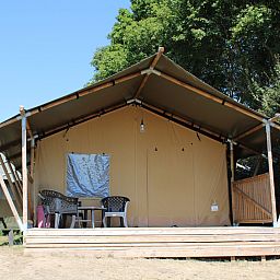 Unterkunft 280142 - Zelthaus Rivierengebied - Safaritent + badkamer