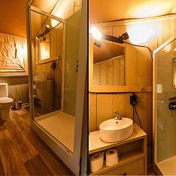 Unterkunft 280142 - Zelthaus Rivierengebied - Safaritent + badkamer
