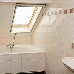 Blick auf gruene Felder beim Ferienhaus DG694 in Aalten, Achterhoek.