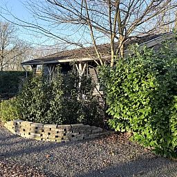 Cozy exterior of Holiday home in Hengelo Gld, located in the green Achterhoek region of Gelderland, surrounded by nature and tranquility.