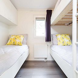 Zweites Schlafzimmer im Rialto 5 Personen Ferienhaus, Lichtenvoorde, ideal fuer Familien in Achterhoek, Gelderland.