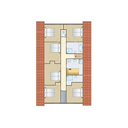 Unterkunft 295040 - Bungalow Achterhoek - Stroombroek | 16-persoons woning | 16L