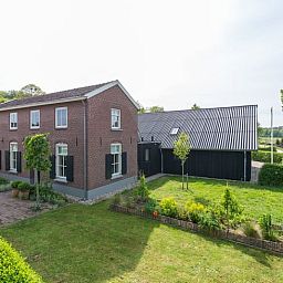 Ferienhaus in Zeddam, gelegen im gruenen Achterhoek, Gelderland, mit einem grossen Garten und einer schoenen Aussicht ueber die Landschaft.