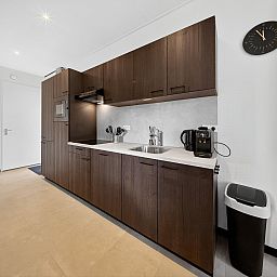 Moderne Kche in freistehendem Haus in Olburgen, Achterhoek, Gelderland, ideales Ferienhaus fr einen komfortablen Aufenthalt.