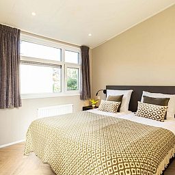 Stylish second bedroom in Silva 4 persons Wellness vacation home in Ede, Veluwe.