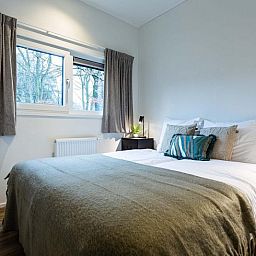 Gemuetliches Zimmer mit Aussicht in Modul Spezial 6 Personen Wellness, Ede, Veluwe.