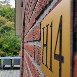 Ingang van Huisje in Garderen, vakantieaccommodatie op de Veluwe, Gelderland.