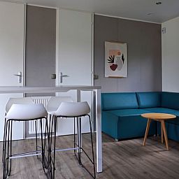 Stylish interior space in Cottage in Lieren, Veluwe, Gelderland. Comfortable cottage with sitting area.