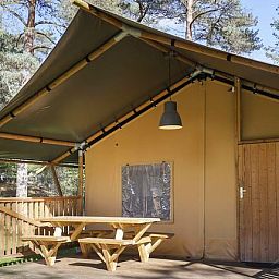 Gemuetliche Glamping Lodge Coldenhove in Eerbeek, umgeben von Natur, Veluwe, Gelderland.